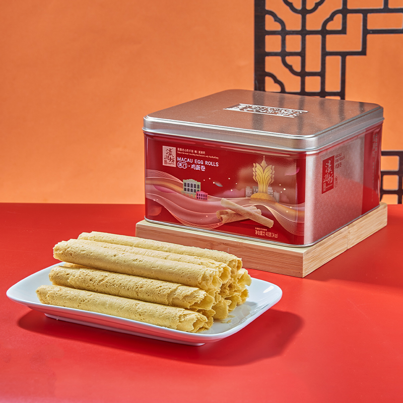 罐装鸡蛋卷400g