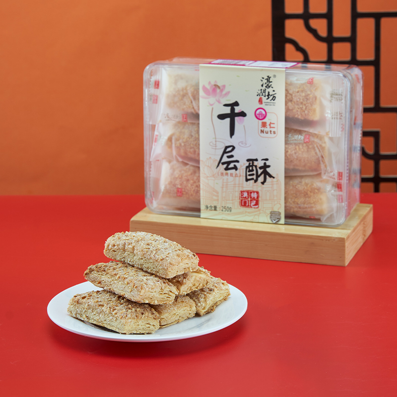 果仁千层酥250g