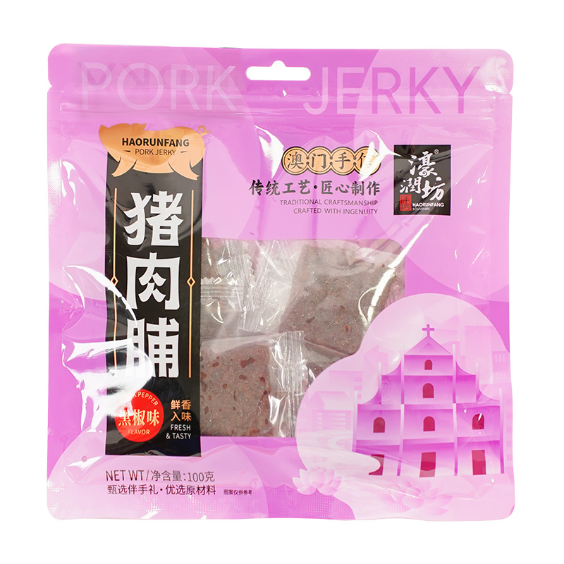 猪肉脯(黑椒味)袋装100g